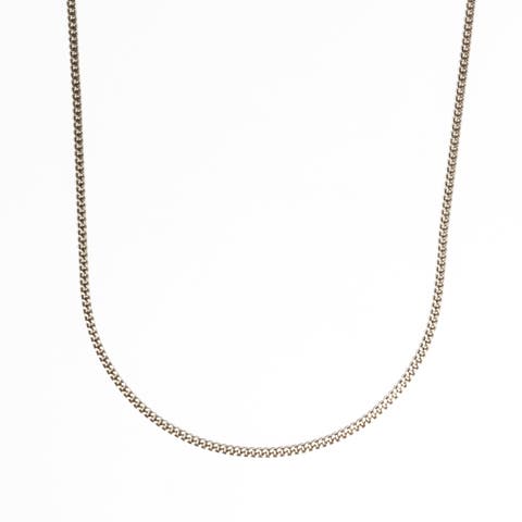 Thin Cuban Chain Necklace