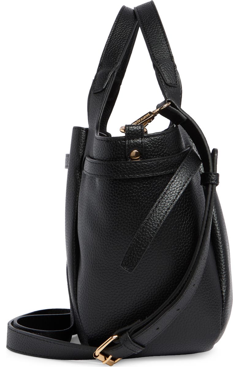 Nanette Lepore Walden Belted Satchel Bag, Alternate, color, Black