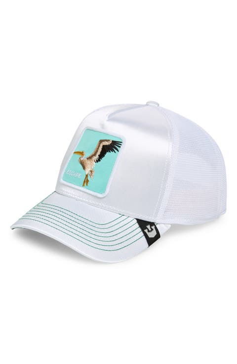 Not Into Yoga Embroidered Patch Trucker Hat