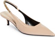 Gucci Signoria Pointed Toe Slingback Pump