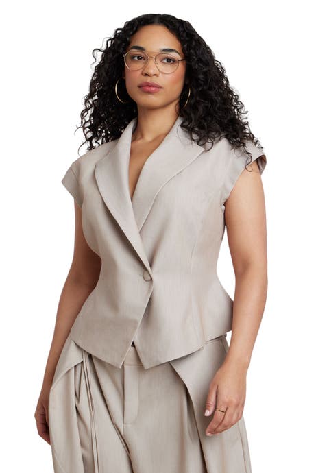 Short Sleeve Hourglass Blazer