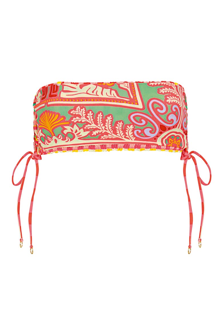Flame Coral Splendor Reversible Bikini Bottoms, Alternate, color, BRIGHT RED