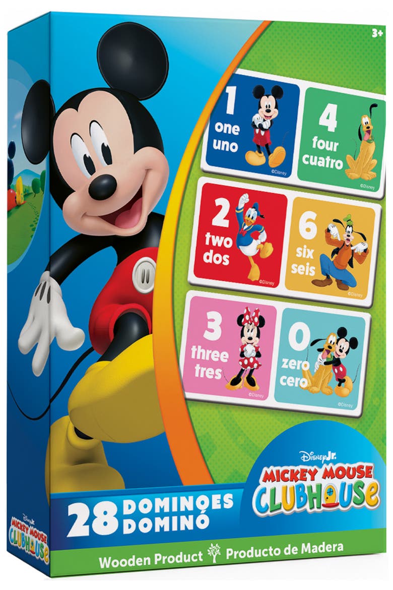 Disney - Mickey & Friends Wood Dominoes, Main, color, Multicolor
