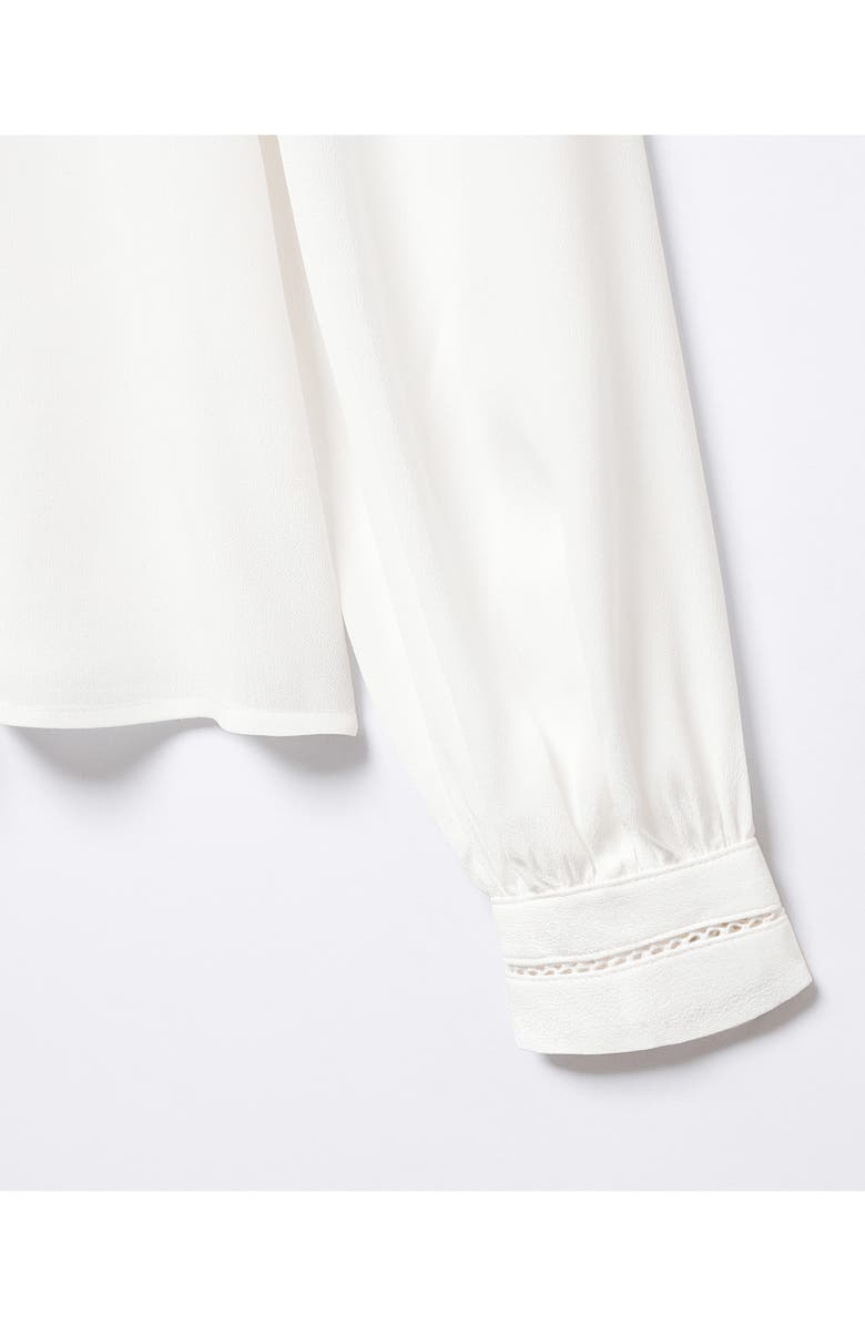 MANGO Ladder Stitch Keyhole Top, Alternate, color, 