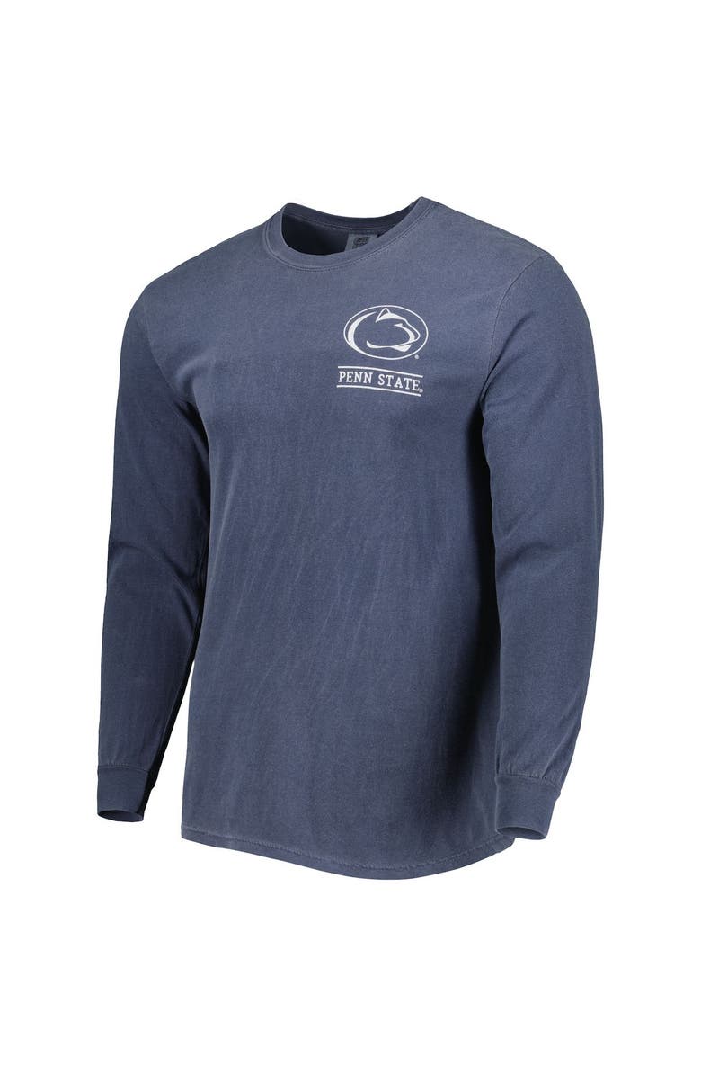 IMAGE ONE Men's Navy Penn State Nittany Lions Circle Campus Scene Long Sleeve T-Shirt, Alternate, color, 