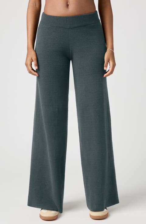 Chenille Wide Leg Pants