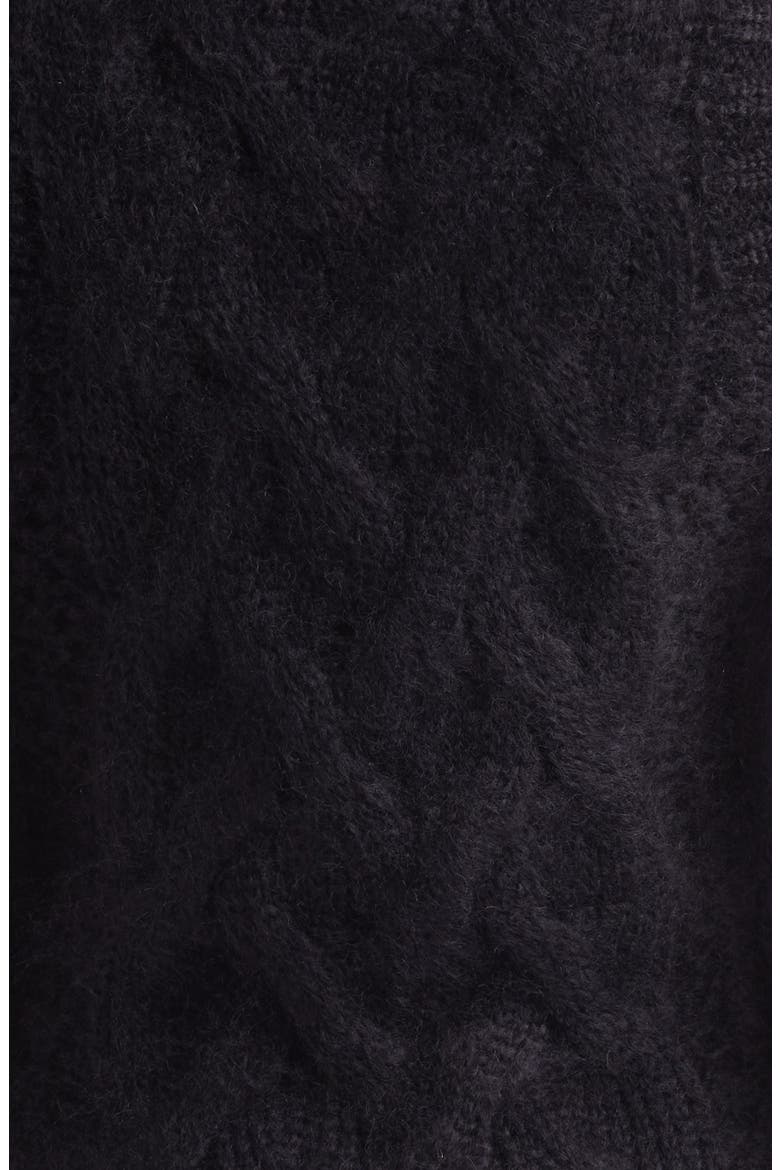 Sleeveless Cable Knit Sweater, Alternate, color, 177 AMETHYST