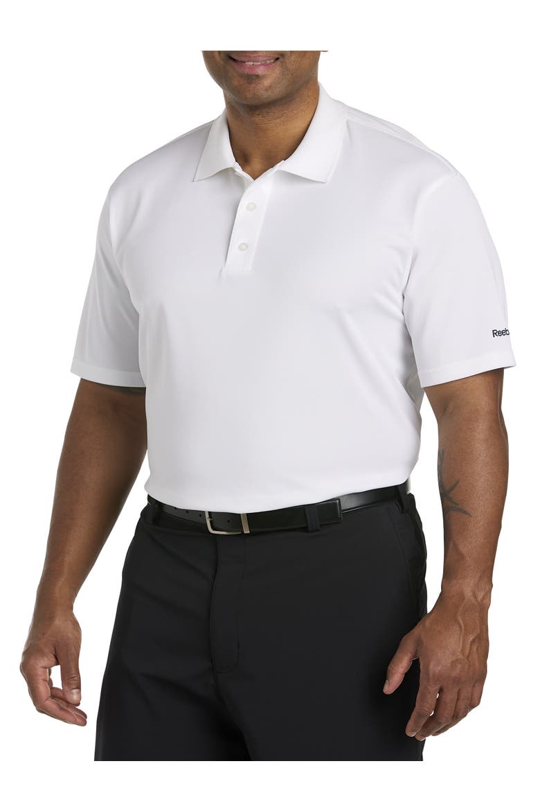 Performance Solid Polo, Main, color, WHITE