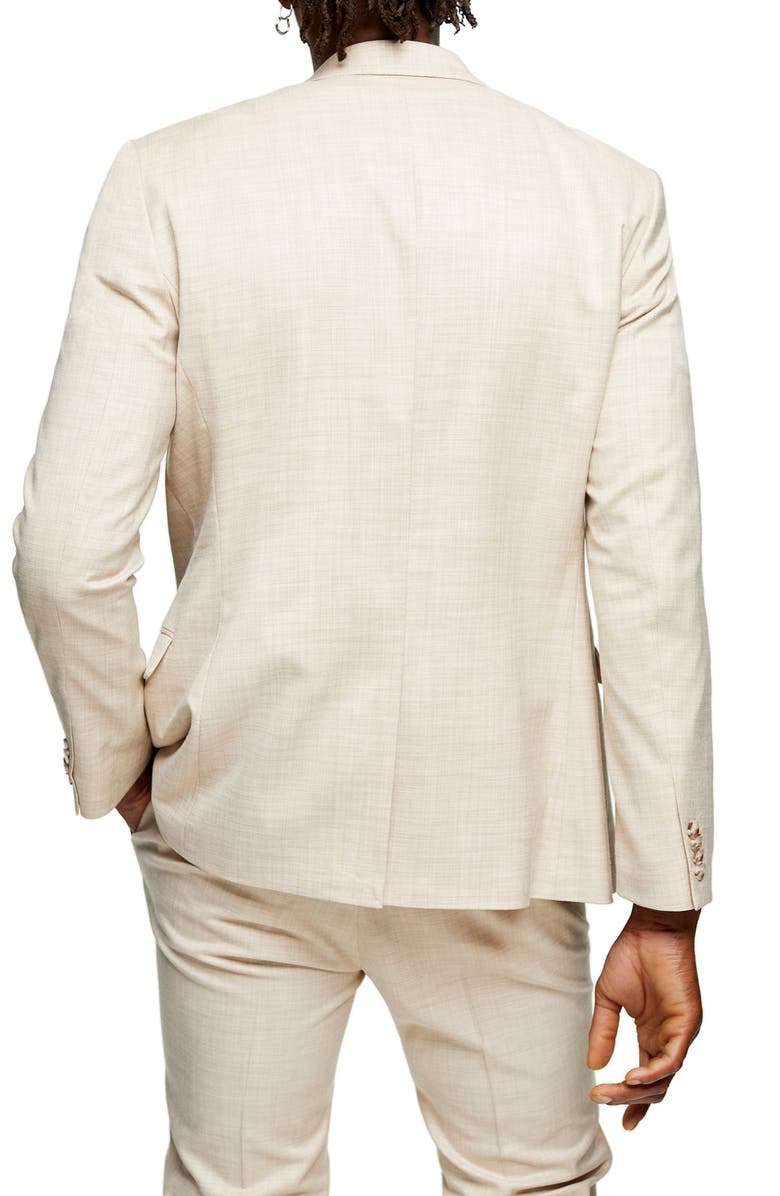 Topman Dax Slim Fit Suit Jacket, Alternate, color, 
