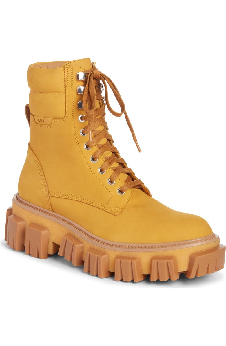 AMIRI Lug Sole Combat Boot, Main, color,