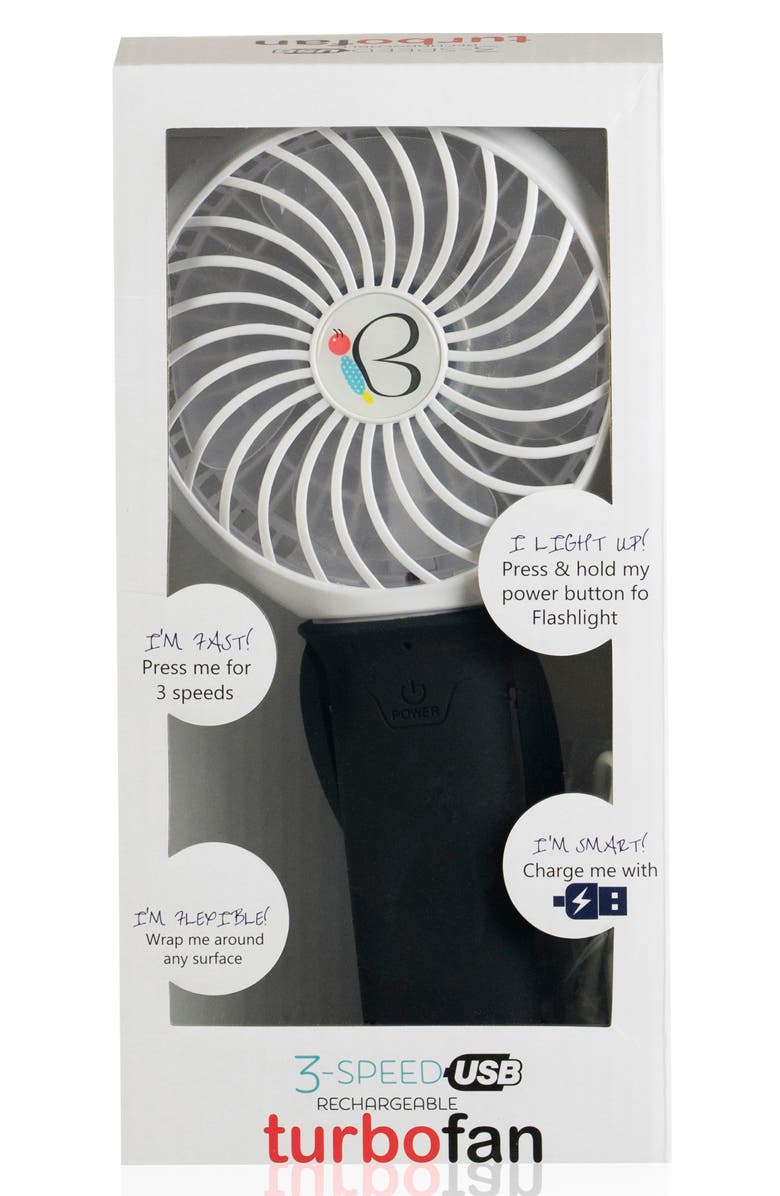 Nikiani USB Rechargeable Turbo Fan, Alternate, color, 