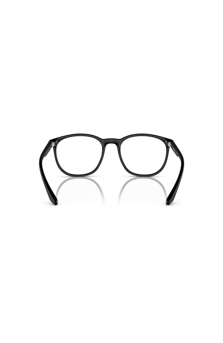 Emporio Armani 51mm Phantos optical glasses, Alternate, color, Black