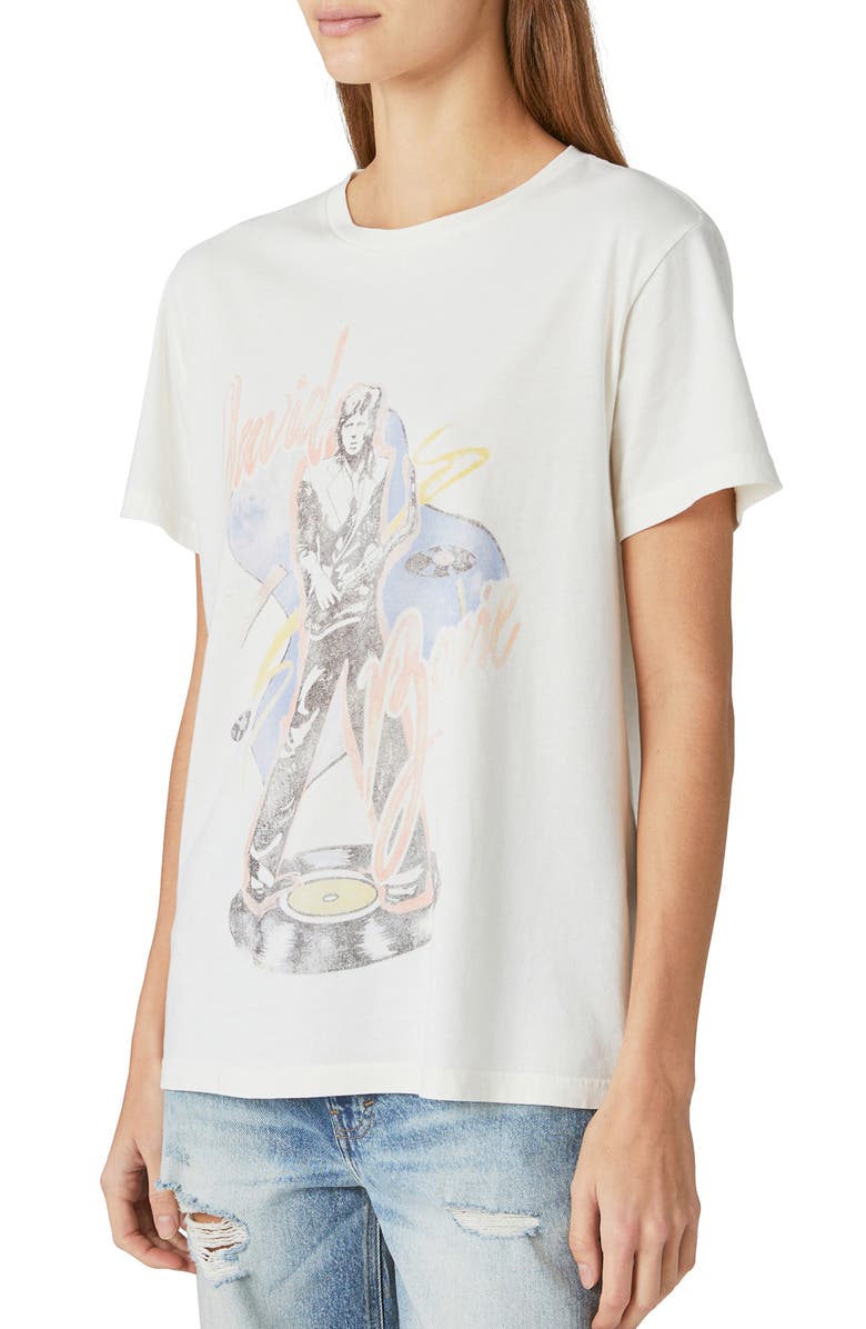 Lucky Brand Bowie Saxophone Graphic Boyfriend Tee, Alternate, color,