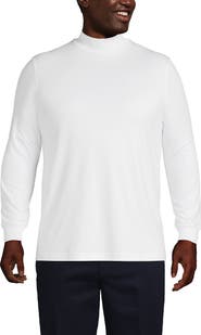 Lands' End Cotton Supima Mock Turtleneck