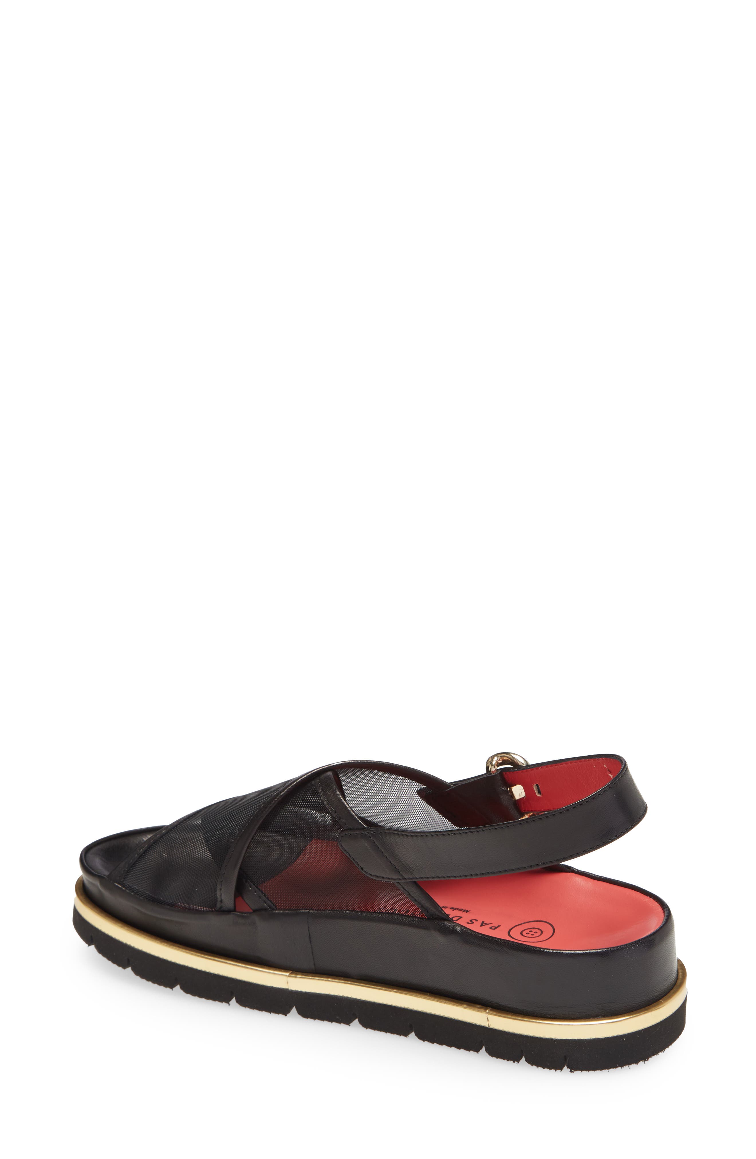 Pas de Rouge Jeanne Sandal, Alternate, color, 
