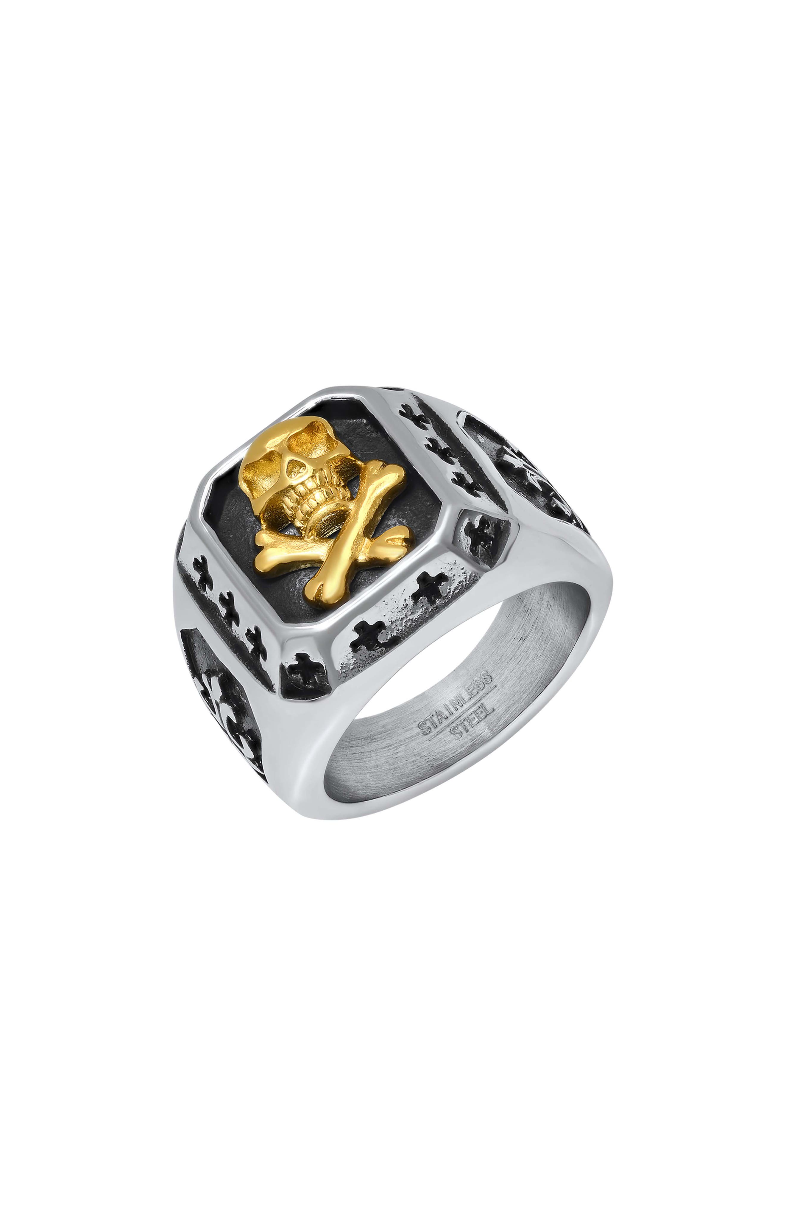 Men's Skull and Crossbones Ring