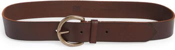 Flat Leather Belt