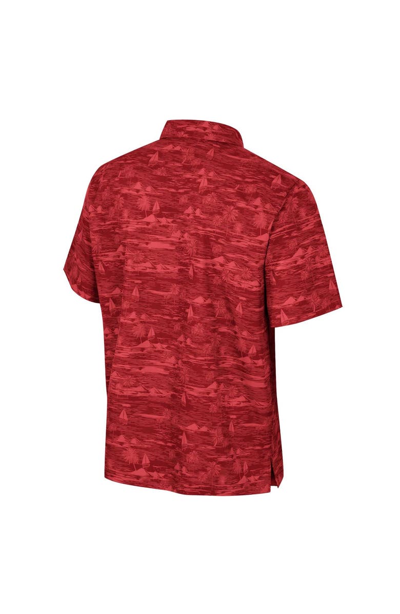 COLOSSEUM Men's Colosseum Cardinal Stanford Cardinal Ozark Button-Up Shirt, Alternate, color, 