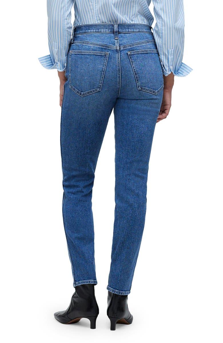 Madewell High Waist Stovepipe Jeans, Alternate, color, Heathridge Wash