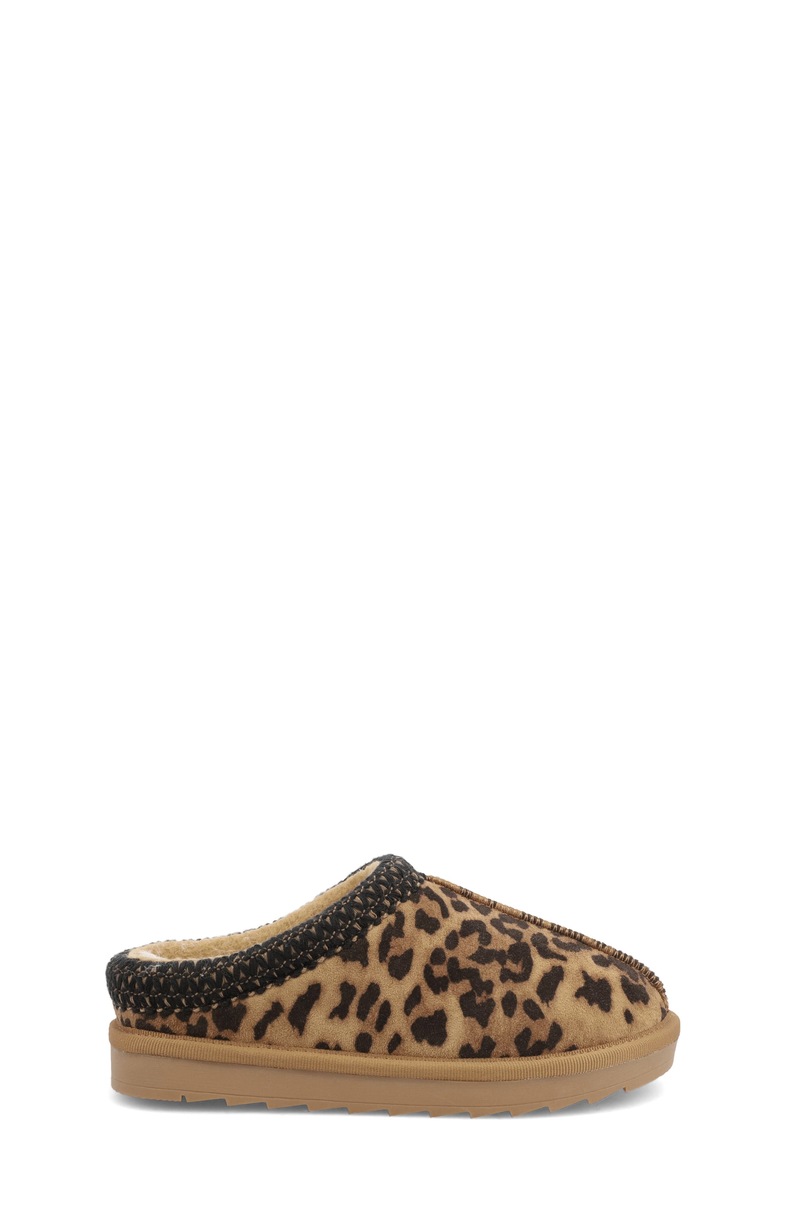 MIA Kids' Downee Scuff Slipper, Alternate, color, Leopard Print
