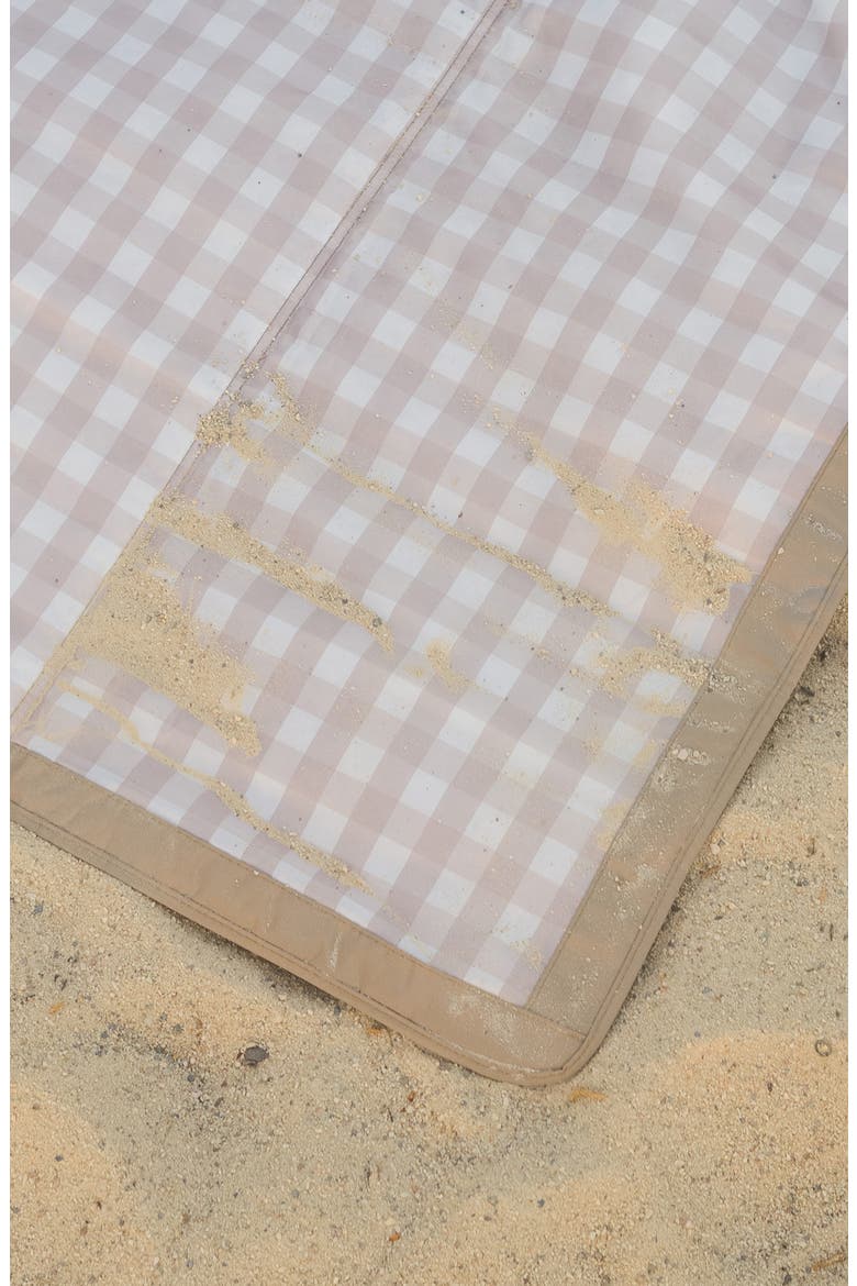 5 x 7 Outdoor Blanket, Alternate, color, BEIGE BUFFALO CHECK