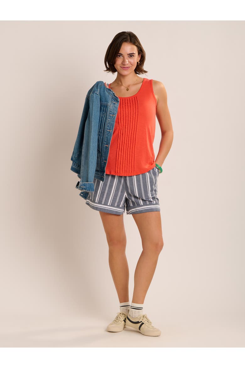 Lettie Striped Beach Short, Alternate, color, Navy