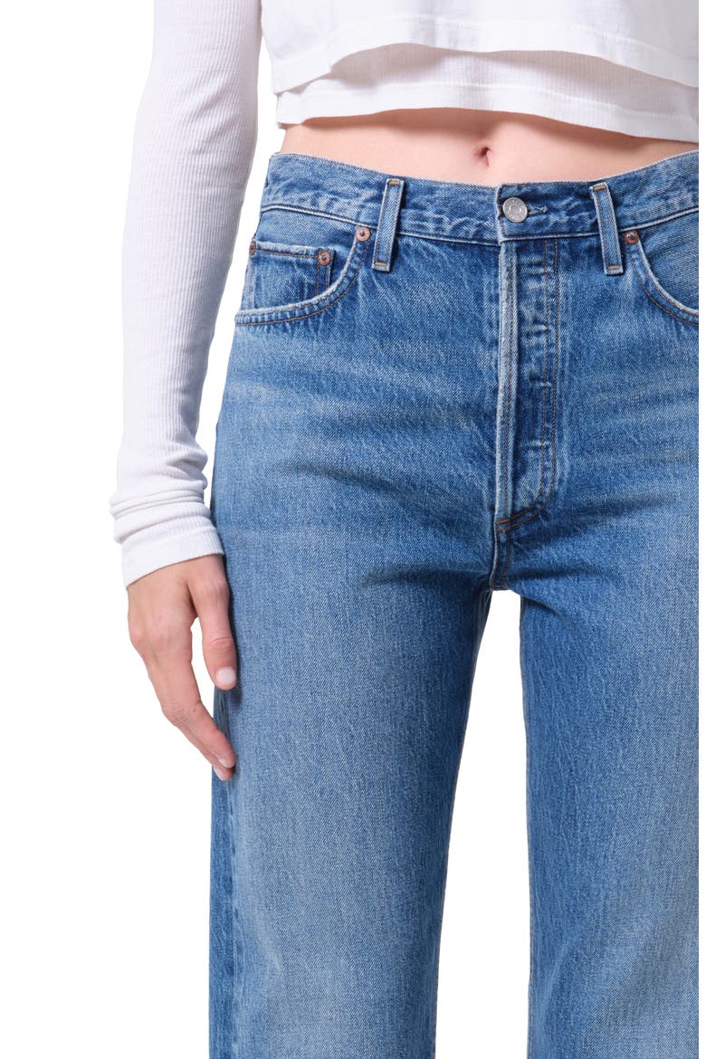 '90s Pinch High Waist Straight Leg Jeans, Alternate, color, CIRCULATE IND