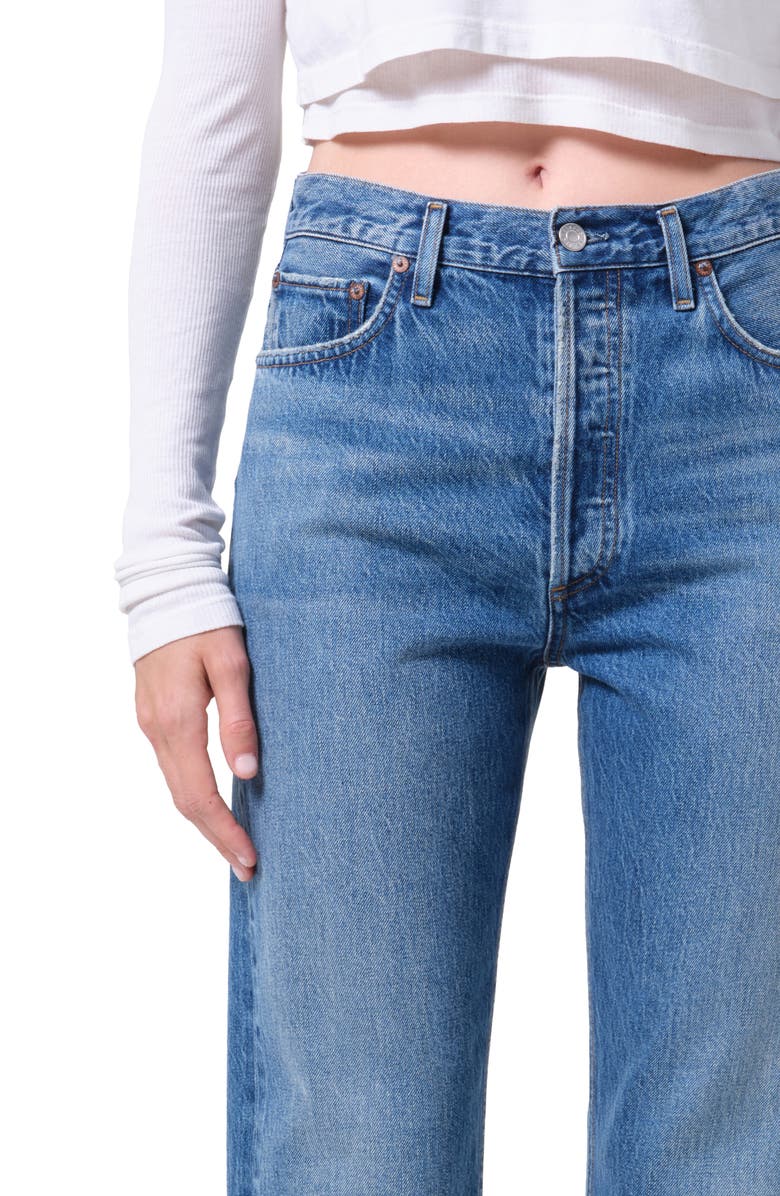 AGOLDE '90s Pinch High Waist Straight Leg Jeans, Alternate, color, Circulate Ind