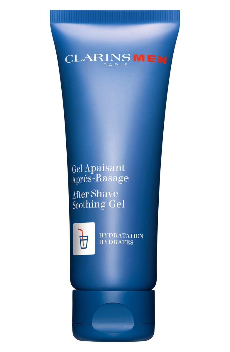 Clarins Men After Shave Hydrating & Soothing Gel, Main, color, 