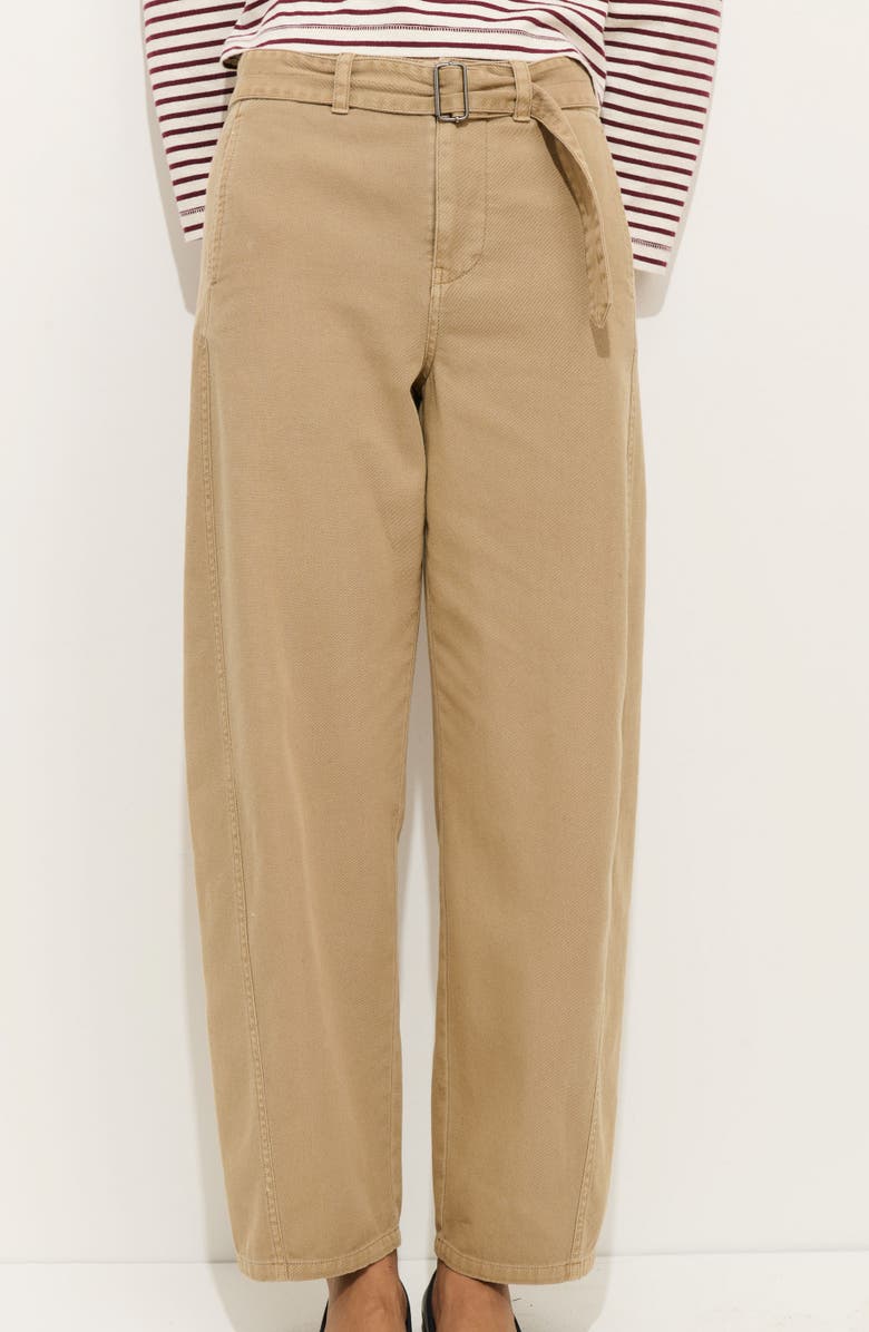 Alex Mill Ninth Street Cotton Twill Pants, Alternate, color, Light Khaki