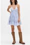 Aria Embroidered Tiered Cotton Sundress