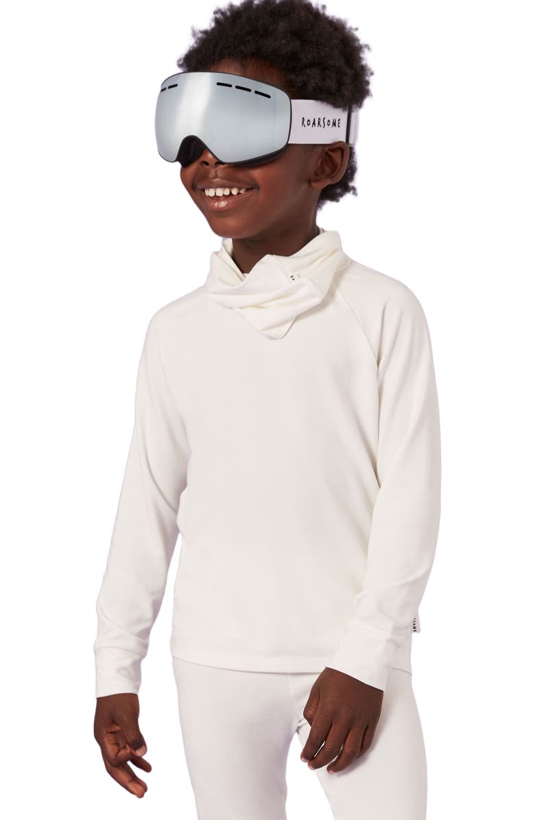 Roarsome Ski Goggles, Alternate, color, Silver