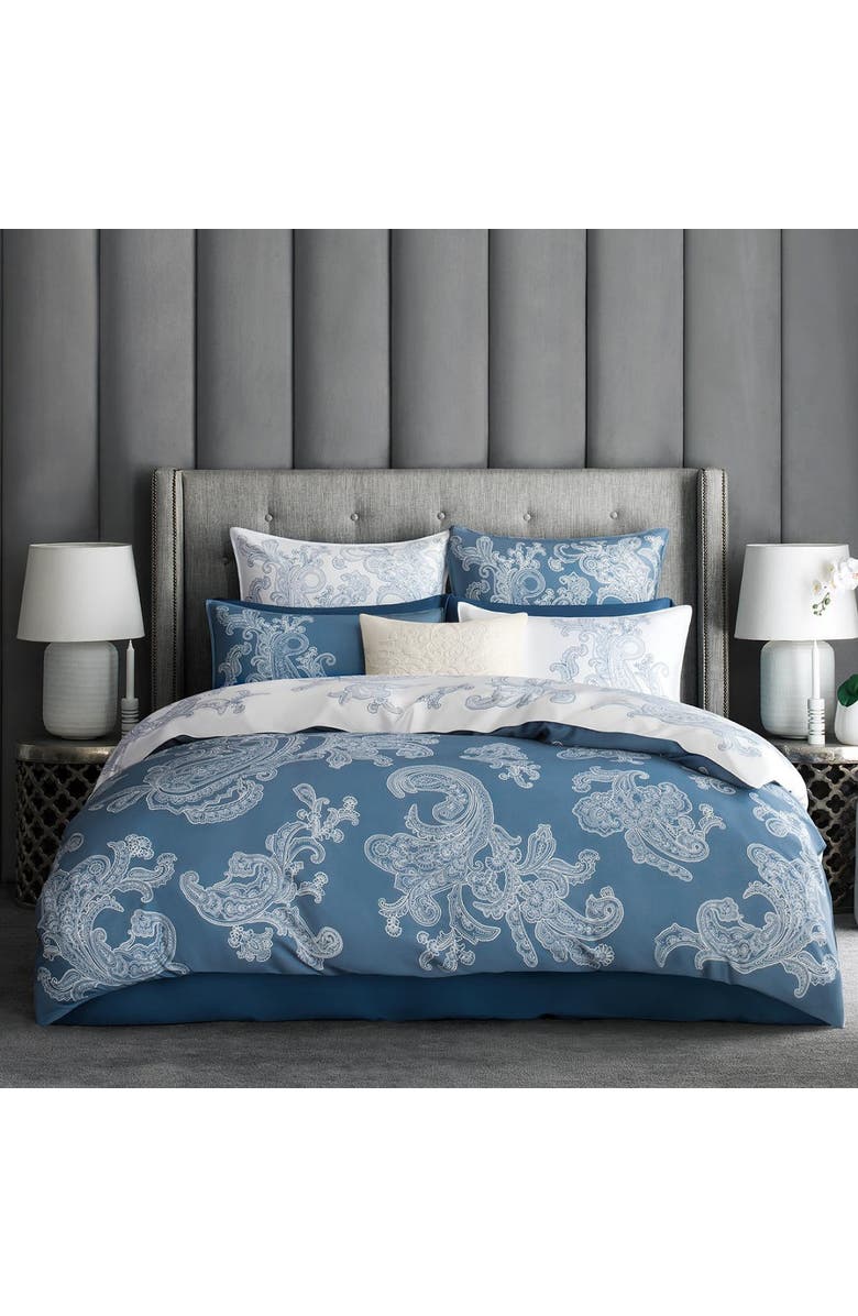 Togas Maaz Duvet Cover, Main, color, Blue