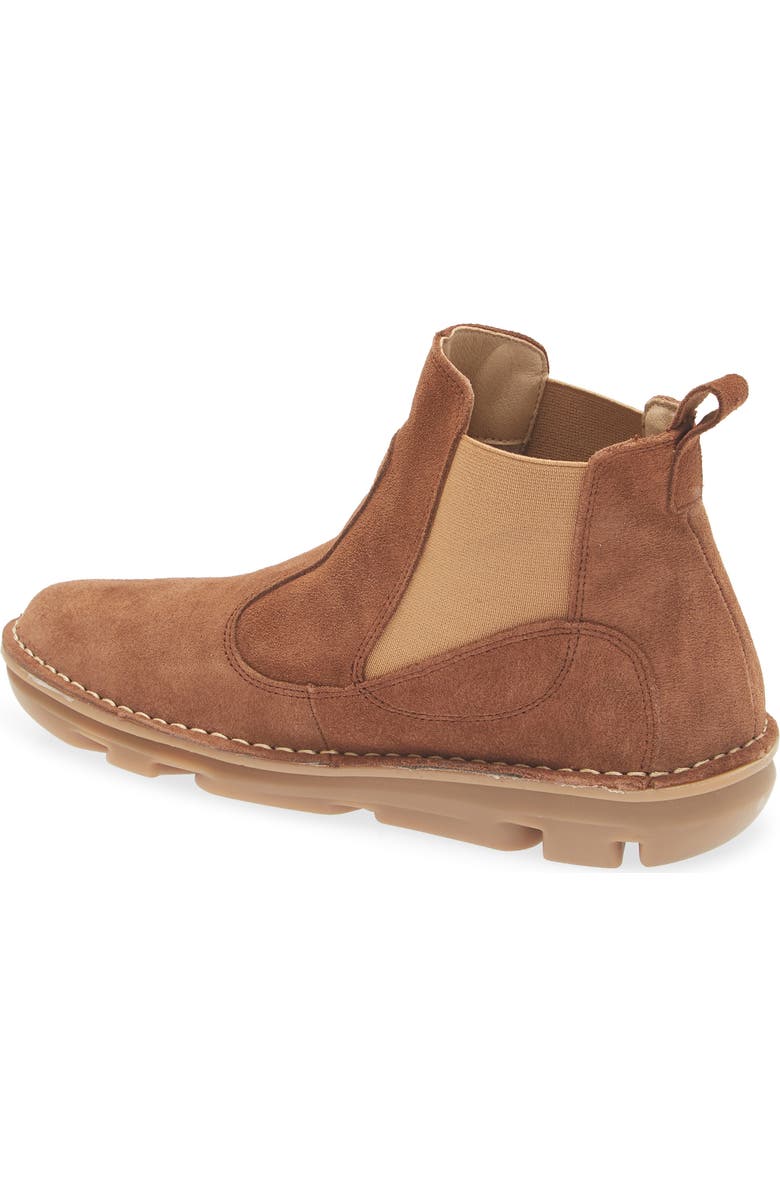 On Foot Silken Chelsea Boot, Alternate, color, Castana