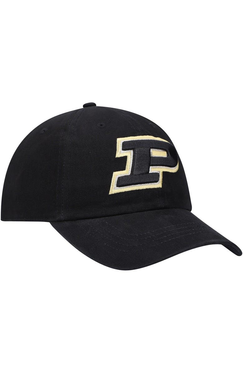 '47 Women's '47 Black Purdue Boilermakers Miata Clean Up Logo Adjustable Hat, Alternate, color, 