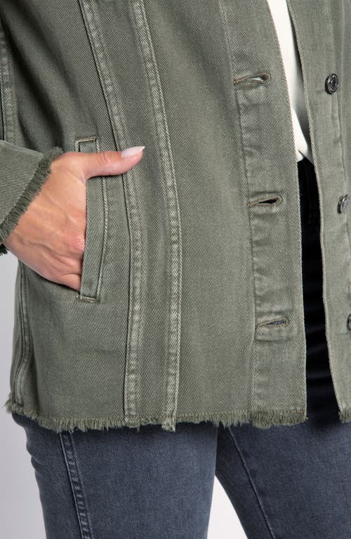 Thread & Supply Opal Denim Jacket In Green