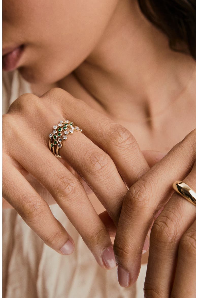 Ziggy Ring, Alternate, color, 14k Yellow Gold