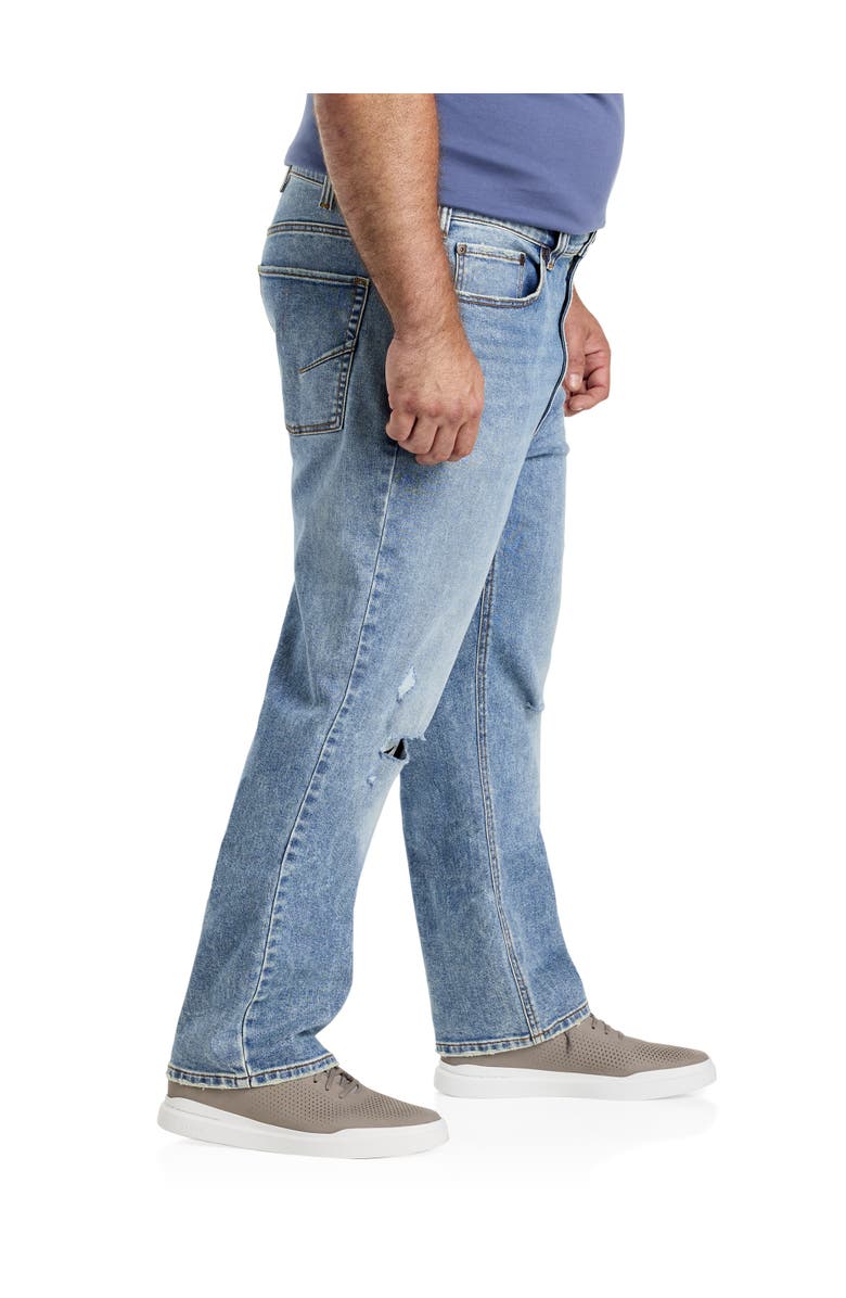 True Nation by DXL Ruff and Tumble Athletic-Fit Jeans, Alternate, color, Ruff And Tumble