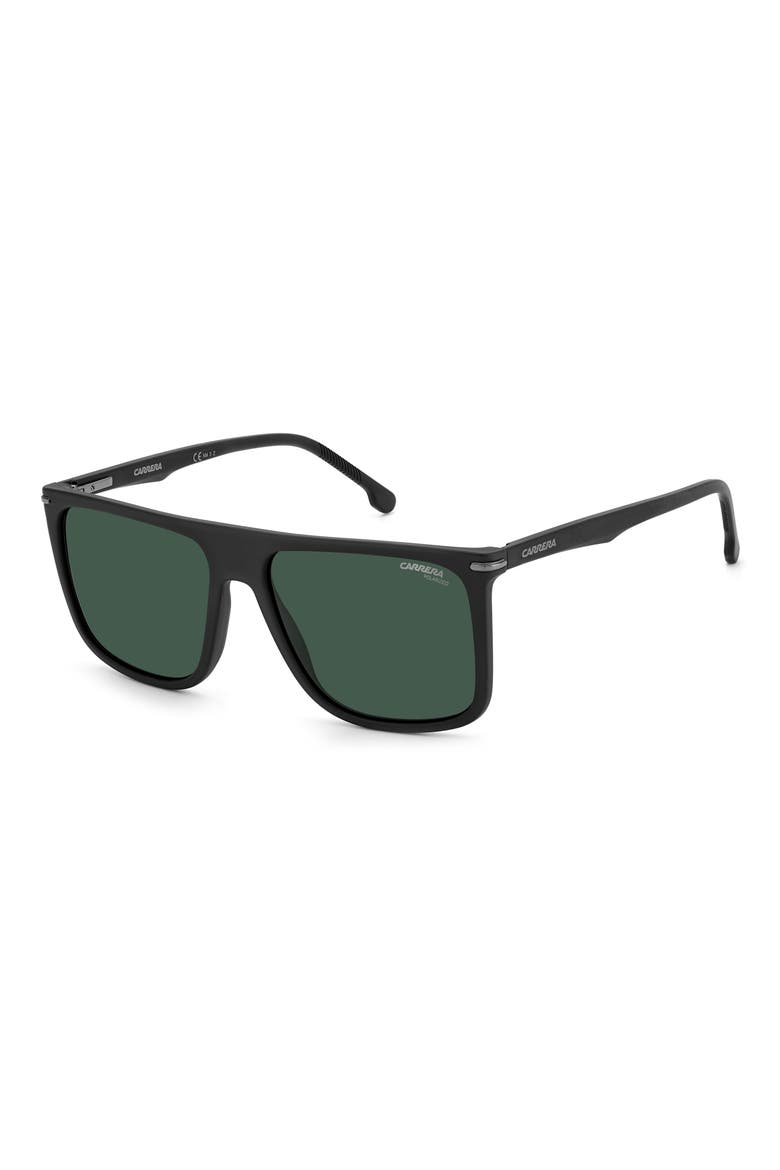 Gradient Oversize Rectangular Sunglasses, Alternate, color, BLACK