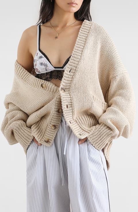 Slouchy Cotton Cardigan