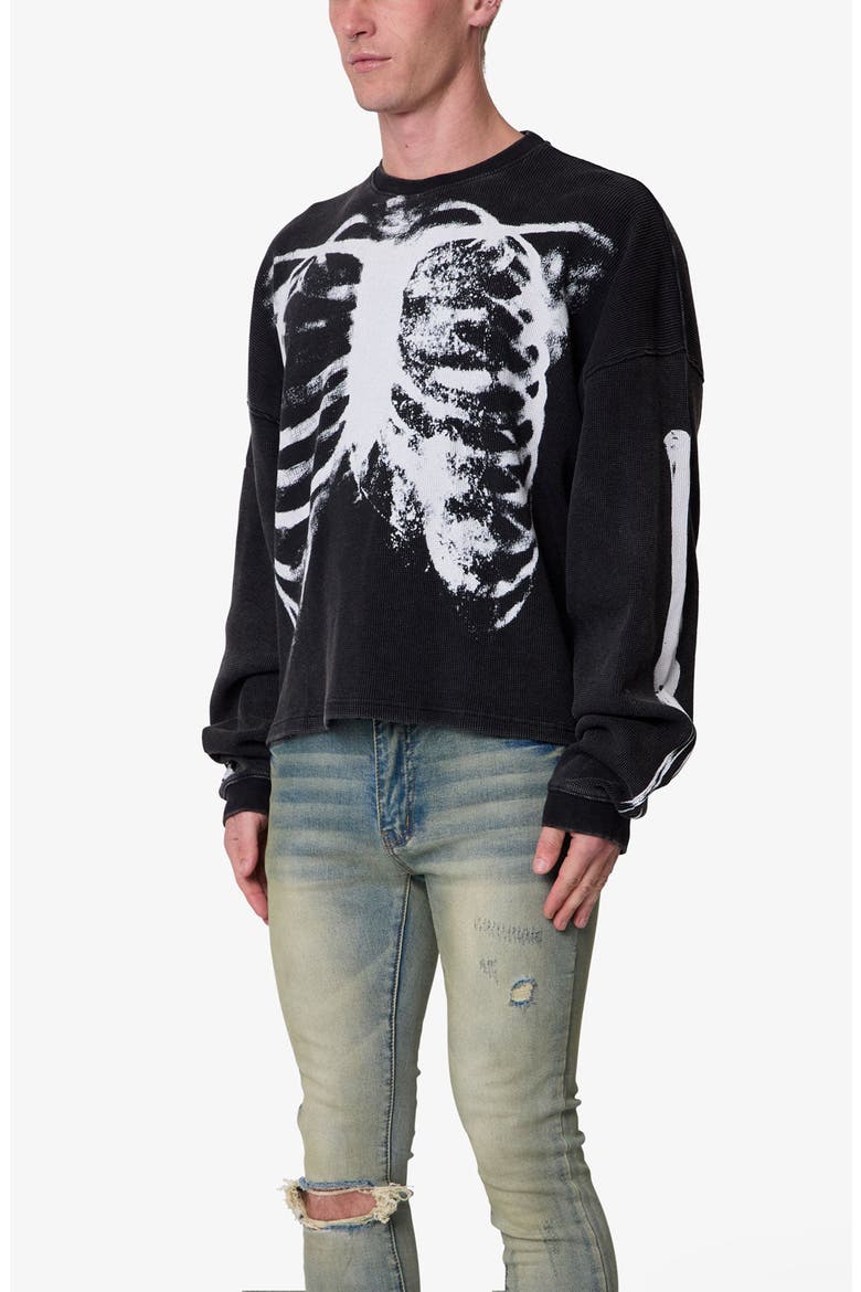 X-Ray Thermal Long Sleeve Graphic T-Shirt, Alternate, color, BLACK