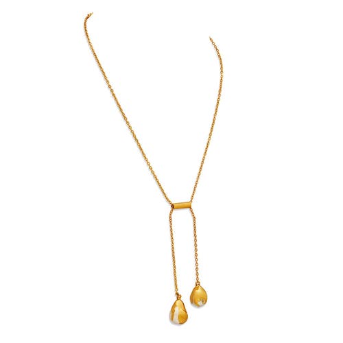 Dhwani Bhansal Boond Pendant In Gold Plated