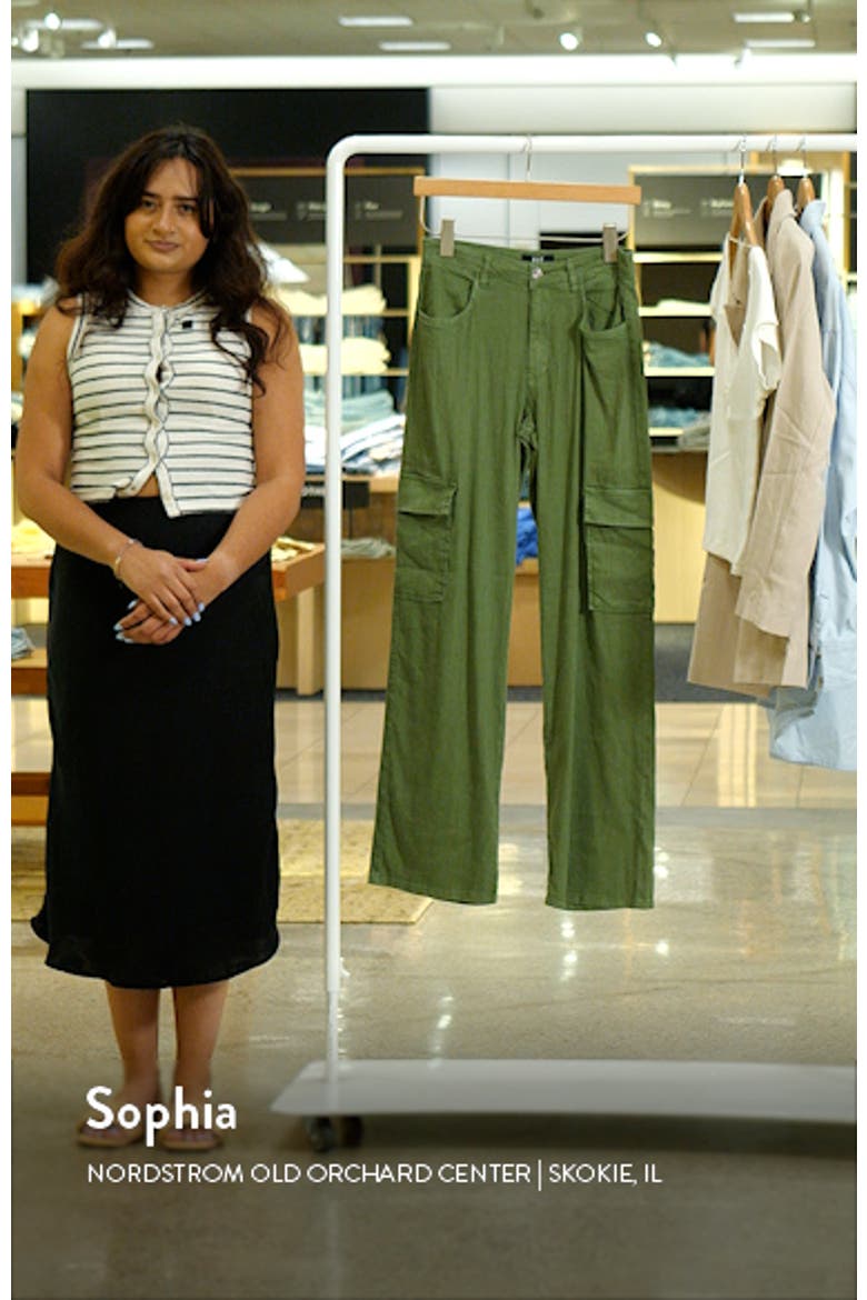 Akia Wide Leg Cargo Pants video