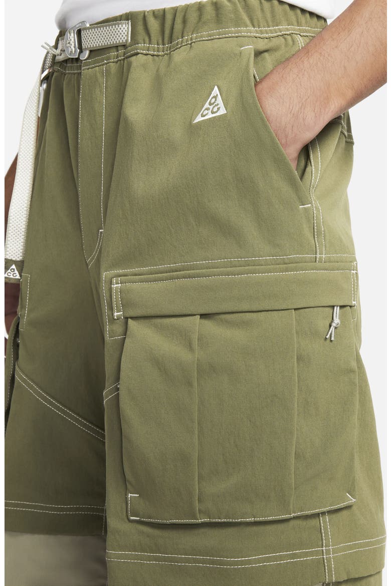 ACG Smith Summit Convertible Cargo Pants, Alternate, color, MEDIUM OLIVE/ ARMY/ WHITE