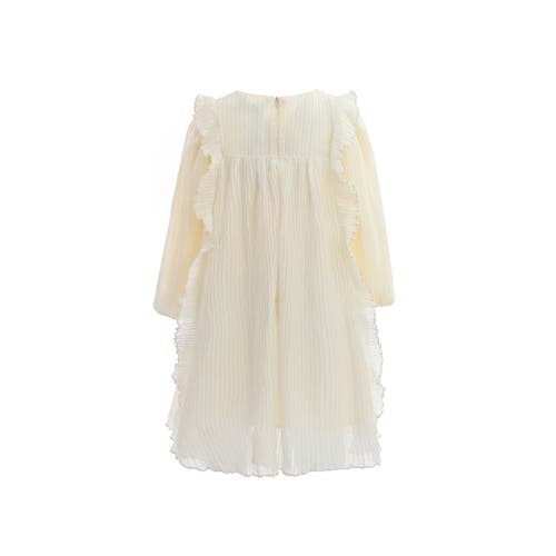 Sweet Cactus Pleated Bow Dress In Yellow