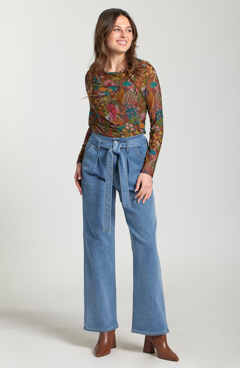 APNY Mesh Top, Alternate, color, Olive Multi