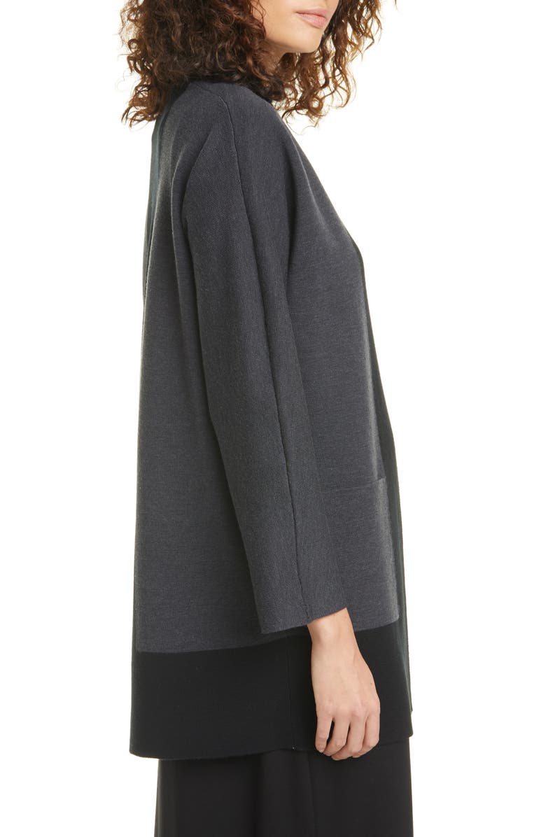 Eileen Fisher Merino Wool Cardigan, Alternate, color,