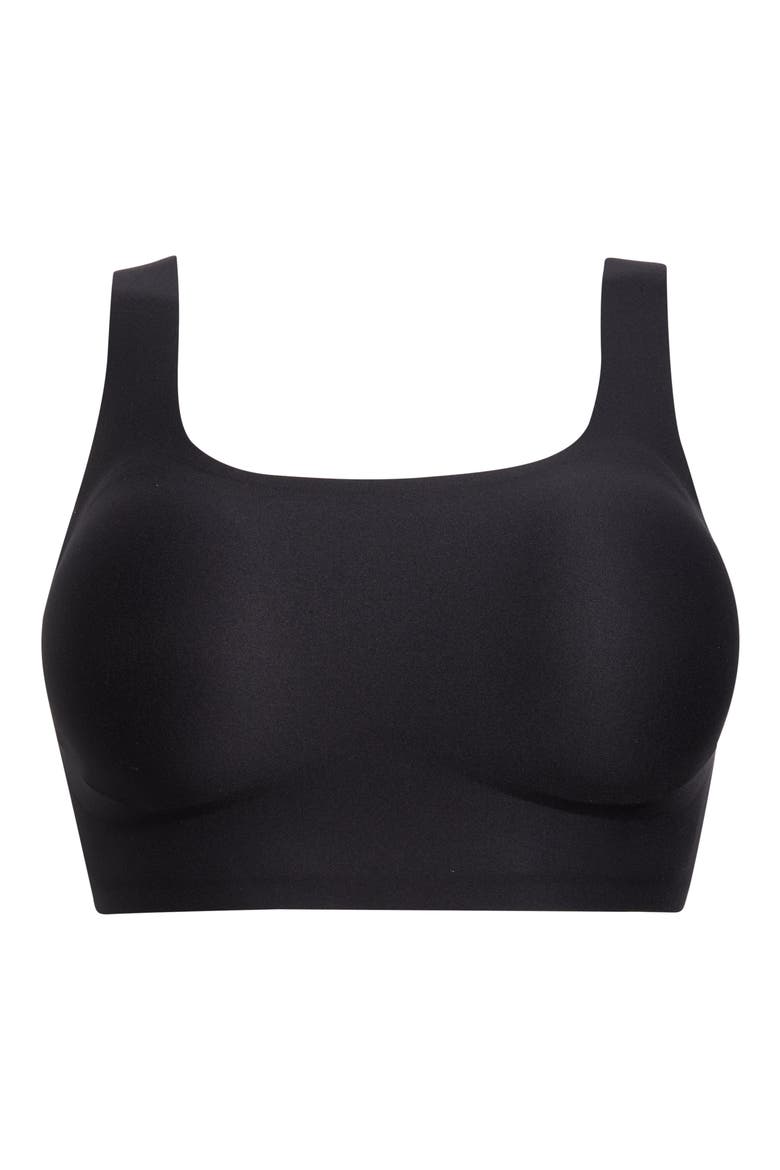 Softstretch Power Scoop Neck Bralette, Alternate, color, BLACK
