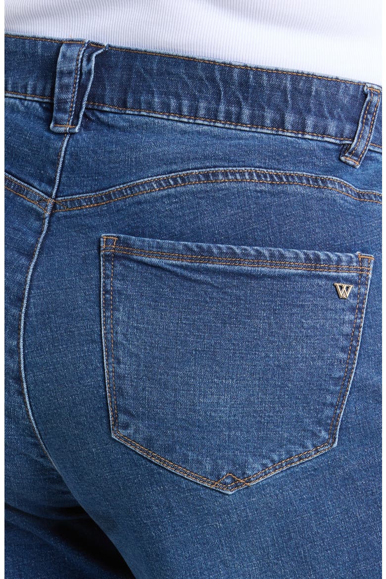 Sam Mid Waist Wide Leg Jeans, Alternate, color, BLUE