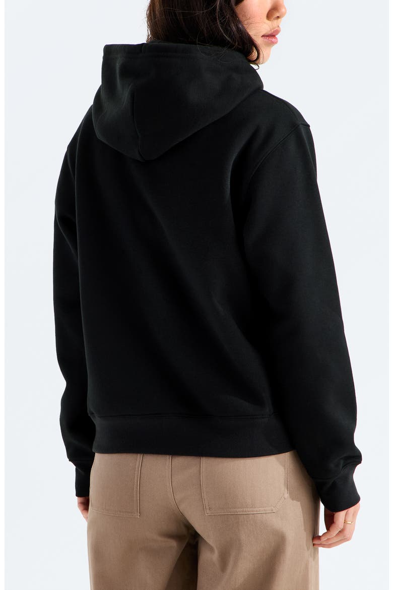 Evolution Simple Dome Fleece Hoodie, Alternate, color, TNF BLACK/ TNF BLACK